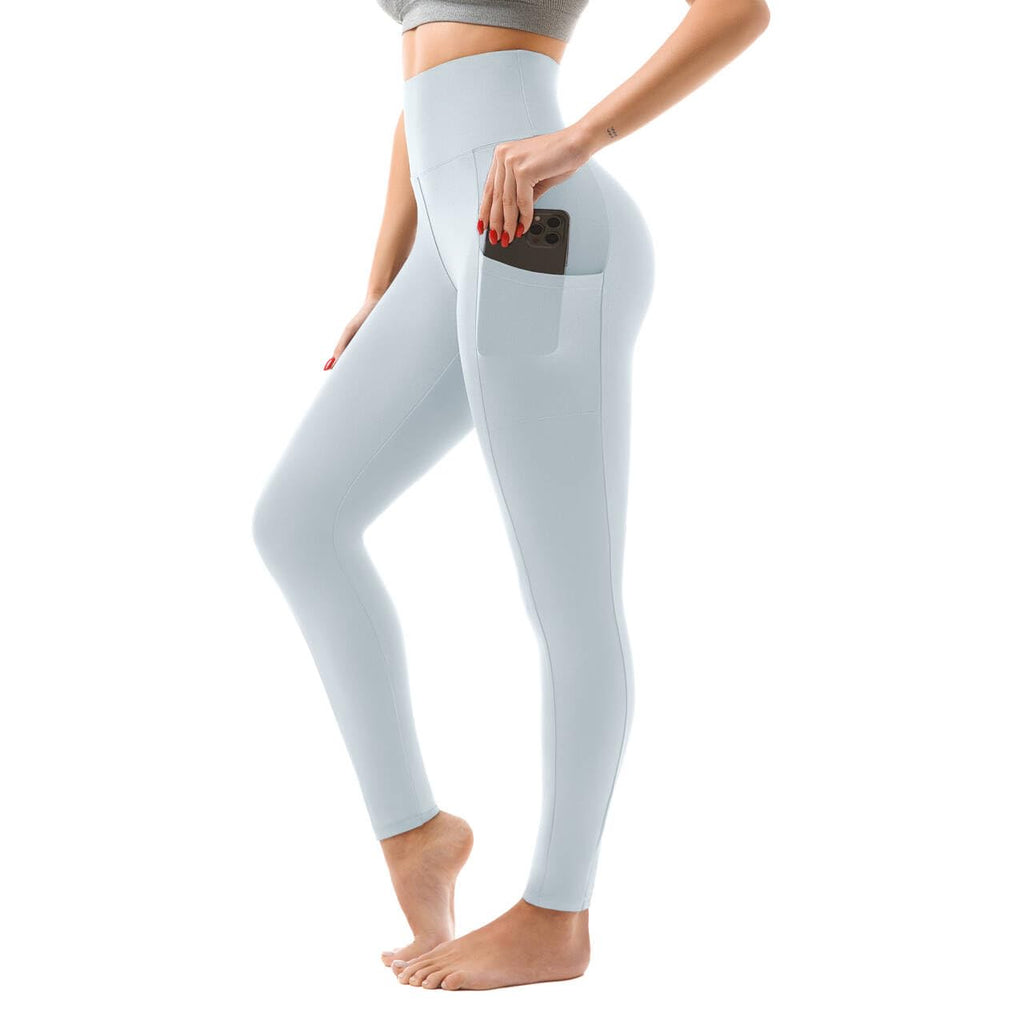 SINOPHANT High Waisted Leggings with Pockets Women, Full Length Capri Buttery Soft Stretchy Yoga Pants